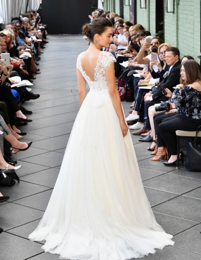 белое свадебное платье 2019 с открытой спиной