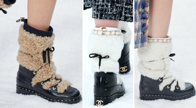 Модные женские зимние сапоги 2020 от модного дома Chanel