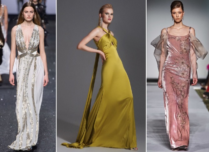 фото моделей вечерних модных платьев 2020 года