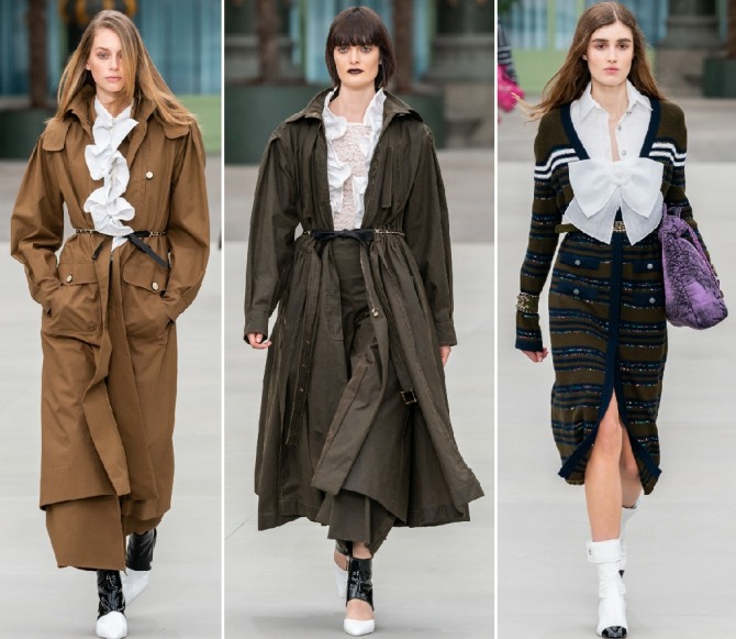 плащи и пальто для женщин - мода на 2020 год от Шанель