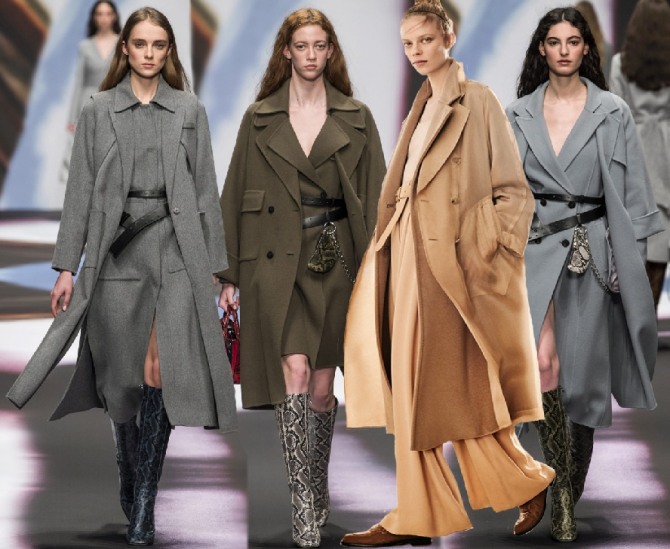 двухслойные пальто для девушек и женщин осень-зима 2019-2020