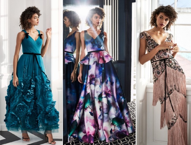 модные фасоны весерних платьев для молодых женщин и девушек от Marchesa Notte