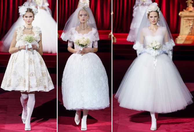 модные свадебные платья 2020 года от Dolce & Gabbana