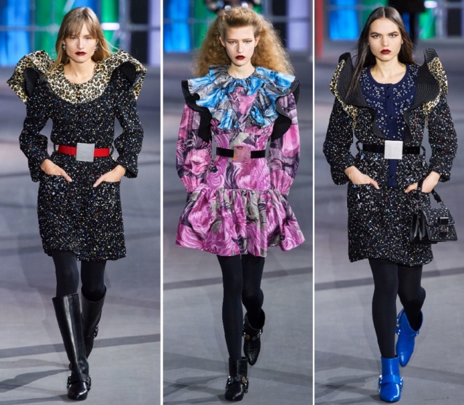 Фото модных платьев Осень-Зима 2019-2020 - французский модный дом Louis Vuitton