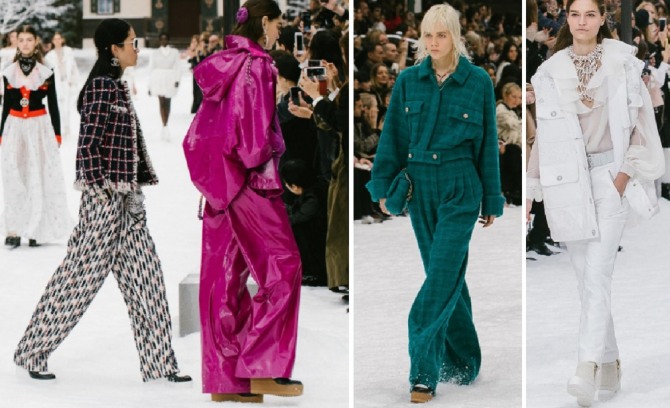 модные женские брюки осень-зима 2019-2020 от модного дома Chanel
