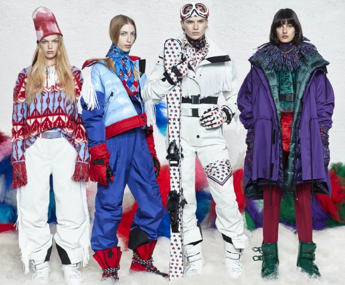 Молодежная горнолыжная мода для девушек на сезон Осень-Зима 2019/2020 - бренд Moncler 3 Grenoble