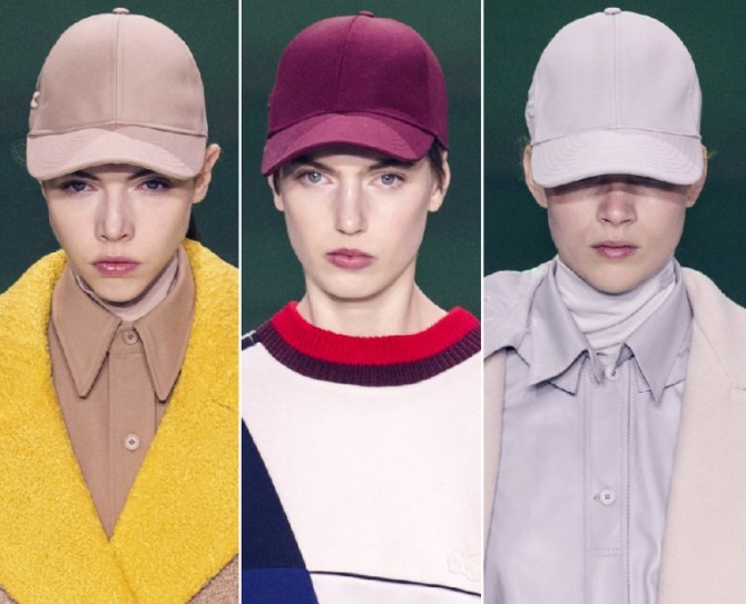 какие кепи модные осенью 2019 года - узнайте у бренда Lacoste