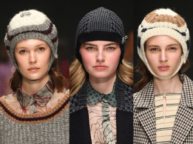 вязаная шапка шлем женская - модный тренд осенне-зимнего сезона 2019-2020