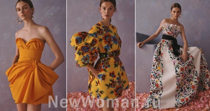 роскошные летние вечерние платья 2020 от американского бренда Carolina Herrera