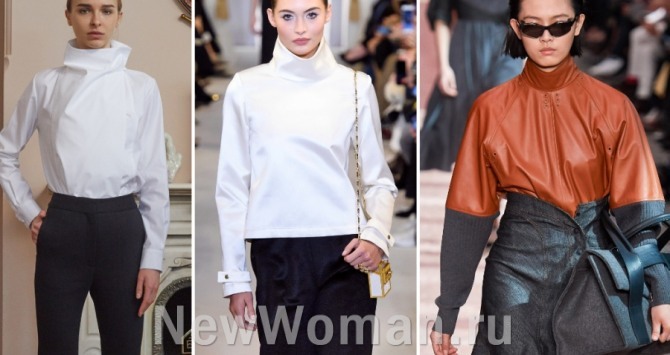 модный тренд 2020 года - блузка-свитер