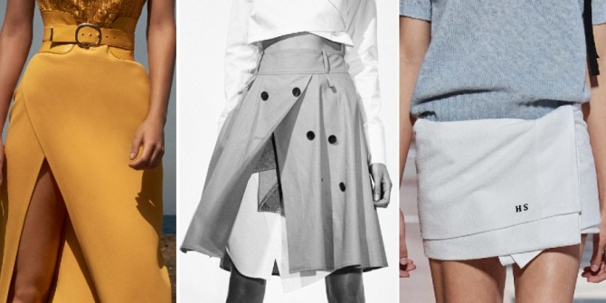 какие юбки самые модные летом 2020 года - запашные
