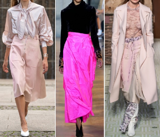 юбки розового цвета от мировых стилистов на 2020 год
