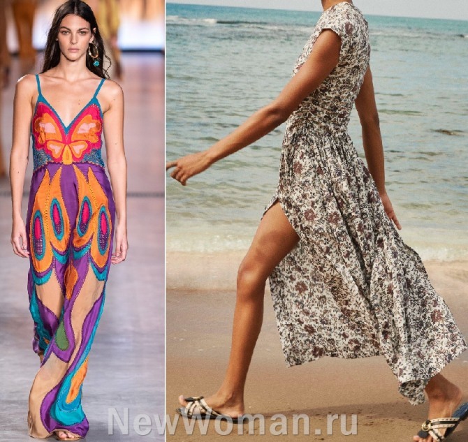 модные летние платья и сарафаны 2020 года для отдыха на море 