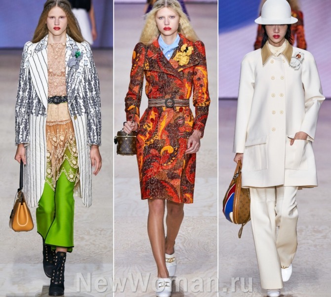 модные женские пальто весна 2020 от модного дома Louis Vuitton