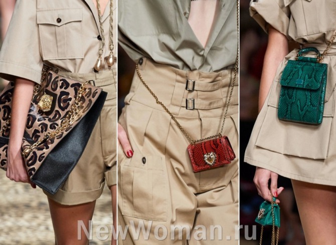 модные женские сумки весна-лето 2020 года от Dolce & Gabbana