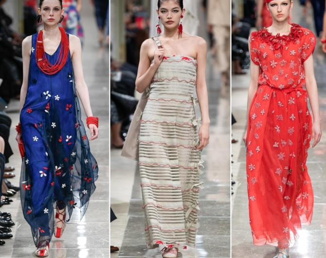 Giorgio Armani  курортная коллекция 2020 - вечерние летние платья