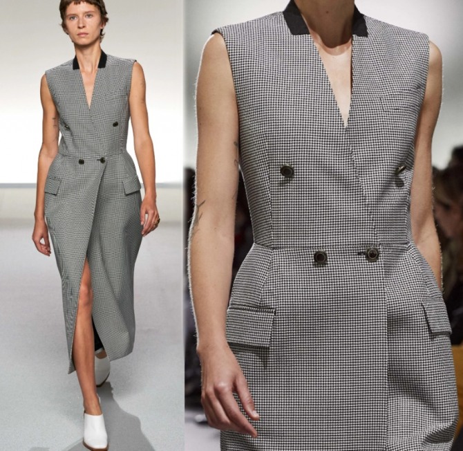 элегантный красивый фасон летнего делового платья без рукавов от Givenchy - женская мода весна-лето 2020