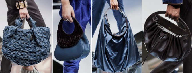 сумки серо-синего цвета от Giorgio Armani