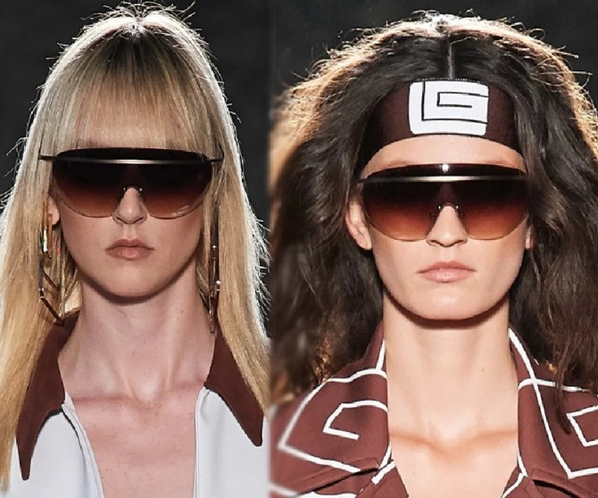 очки авиаторы необычного вида - из коллекции бренда Guy Laroche весна-лето 2020 года