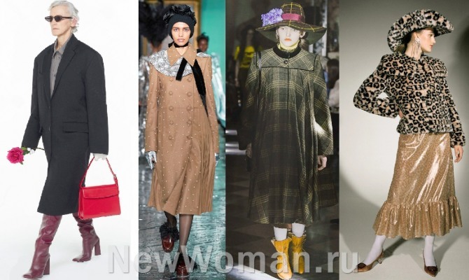 стильные образы для пожилых женщин - пальто, обувь, аксессуары - с модных показов на 2020 год от модельеров модных домов - фото