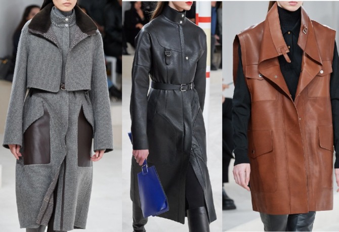 модные женские пальто и плащи от модного дома Hermès показ осень-зима 2020-2021 в Париже