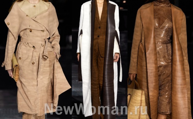 пальто с недели моды в Лондоне, бренд Бёрберри - фото с модного показа Осень-Зима 2020-2021