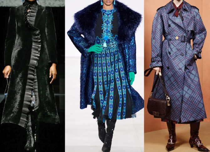 пальто и плащи с модных показов для взрослых женщин за 65 и 70 лет - идеи от мировых модельеров, фото тенденций на осень 2020 года