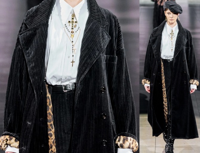 женское дизайнерское пальто из черного вельвета