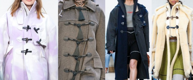пальто дафлкот осень 2020 - показы модной одежды для женщин