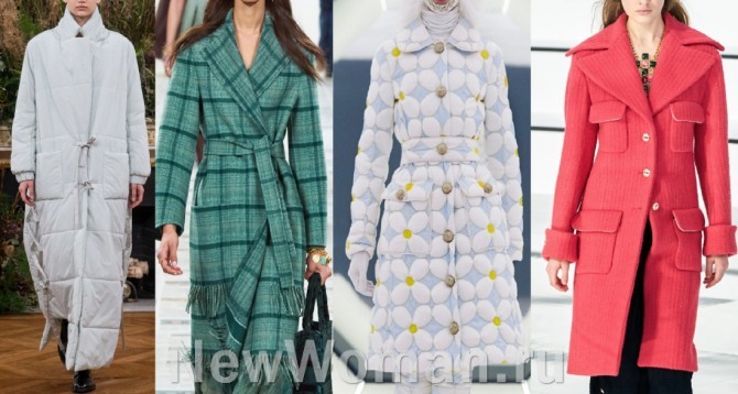 стильные женские пальто с накладными краманами - модная тенденция пальтовой женской осенней моды 2020