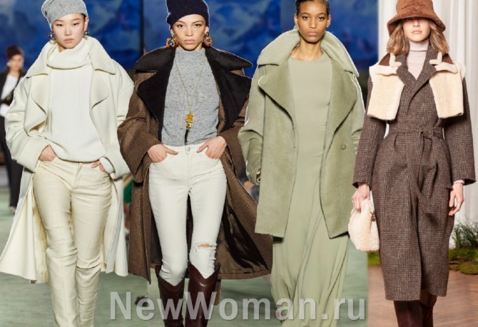 Красивые стильные женские пальто сезона осень 2020 - тренды в женской дизайнерской верхней одежде с подиума