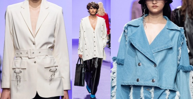 модные жакеты с модного показа бренда Victoria/Tomas в Париже на осень-зима 2020 2021