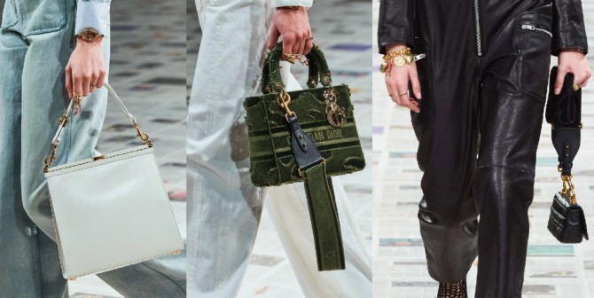 новинки дамских сумок с модных показов на сезон осень-зима 2020-2021 от бренда Christian Dior