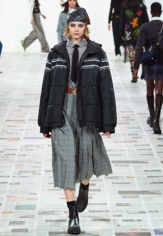 куртка с горизонтальными полосами от Christian Dior