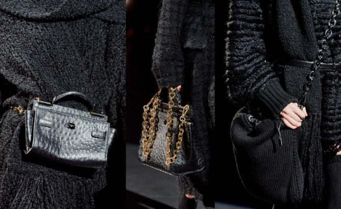 модные осенние брендовые сумки 2020 года с массивными цепями от Dolce & Gabbana