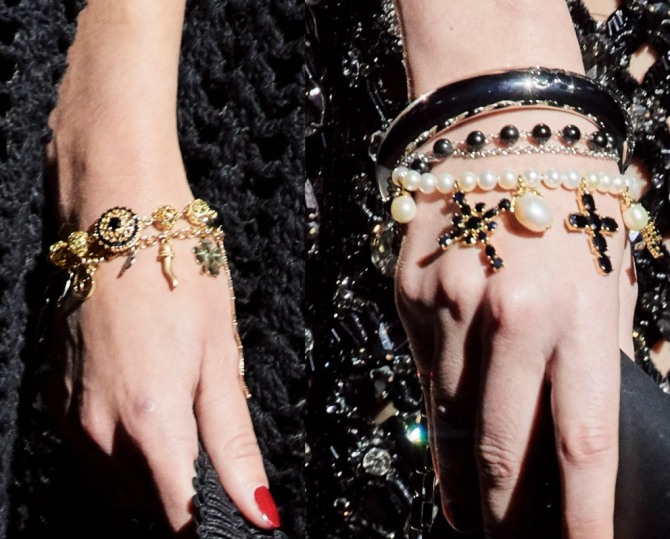 браслеты от бренда Dolce & Gabbana - осень-зима 2020-2021