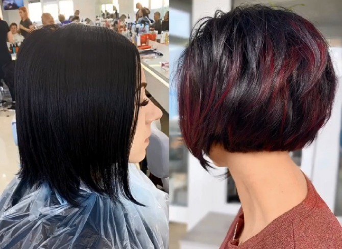 Работы стилистов-парикмахеров "до и после" - красивые женские стрижки Осень 2020