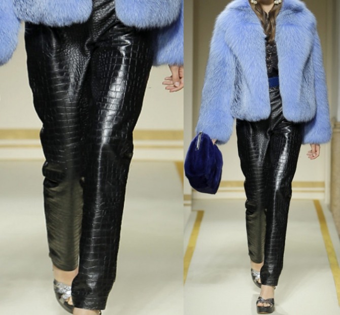 кожаные черные женские брюки 2021 года с принтом под кожу крокодила