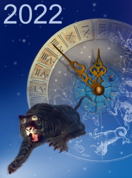 Зодиакальный гороскоп на год Черного (темно-синего) Водяного Тира 2022 по месяцу рождения