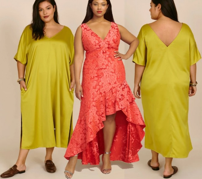 стильные летние нарядные платья 2021 для полных женщин