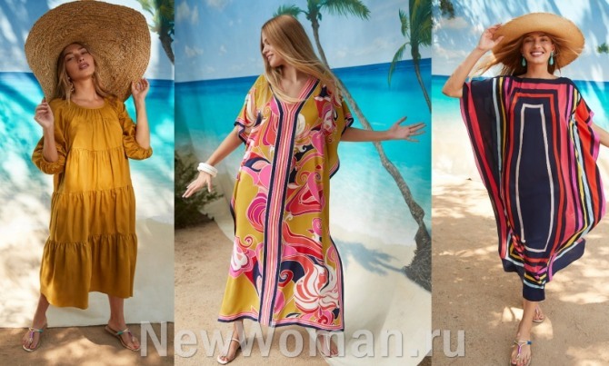 модные идеи для полных девушек и женщин для отдыха на море - самые красивые пляжные платья 2021 года для пышек