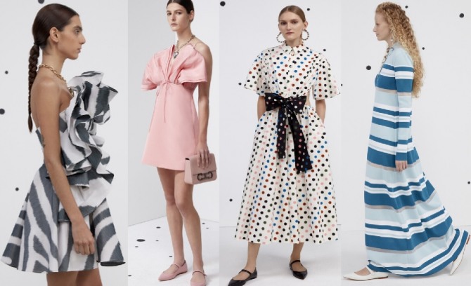 что надеть на вечеринку 8 марта в 2021 году - платья бренда Carolina Herrera Pre-Fall 2021