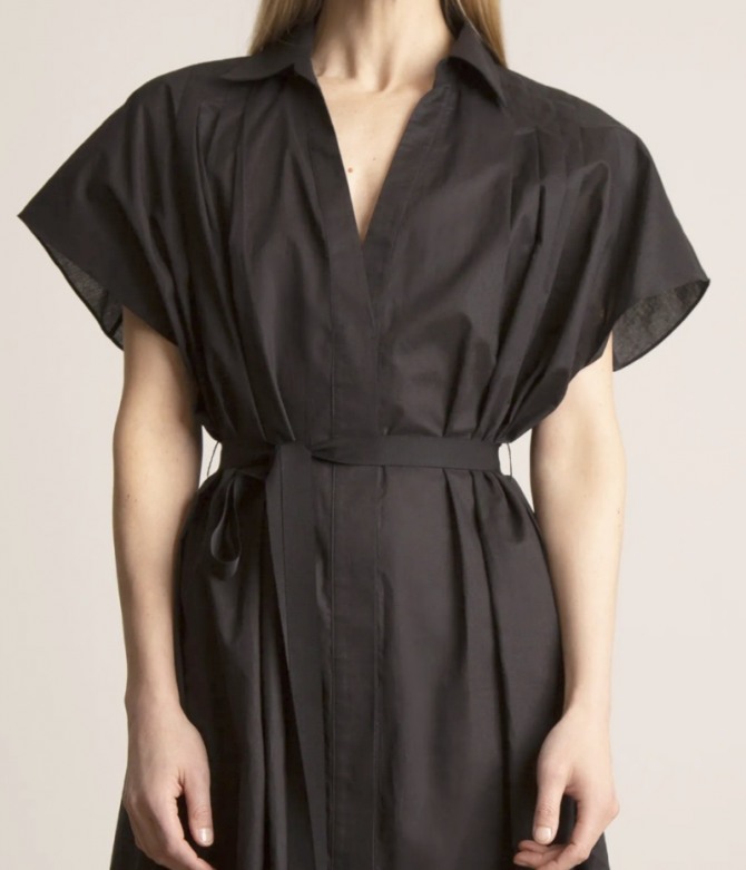 офисное деловое платье-кимоно 2021 года коричневого цвета с коротким рукавом и поясом