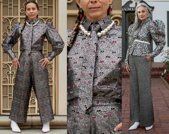 нарядные костюмы для пожилых женщин от дизайнерского дома Wolk Morais (США) - коллекция Spring 2021