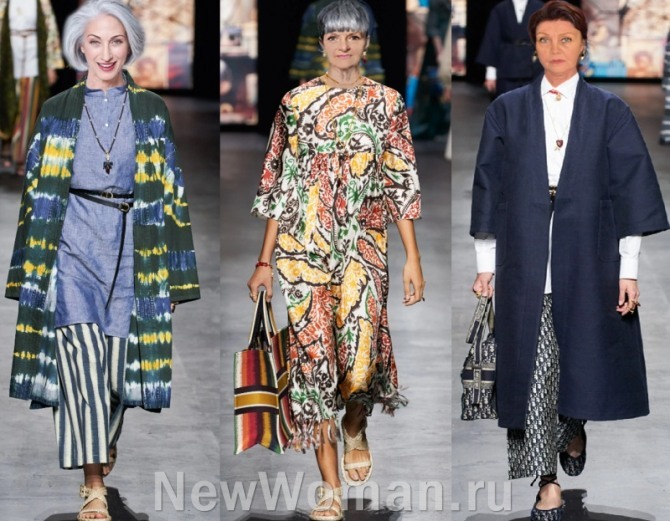 фасоны плащей, платьев, пальто от Диор - стильная женская одежда для 65,70,75 лет - фото