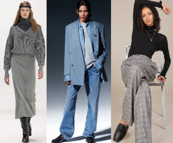 женская деловая мода осень-зима 2021-2022 - фото с модных показов