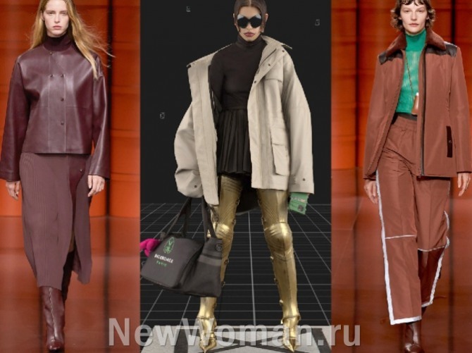 модная, стильная, удобная, актуальная демисезонная одежда осень-зима 2021-2022, главные тренды в моде на женские куртки сезона осень-зима 2021-2022 - модели прямого свободного силуэта
