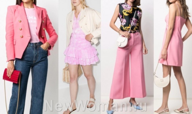 основные модные тенденции сезона лето 2021 в цвете - все оттенки розовой палитры