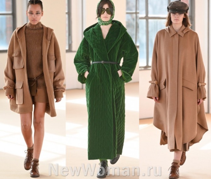 модные женские пальто осень-зима 2021-2022 от бренда Max Mara