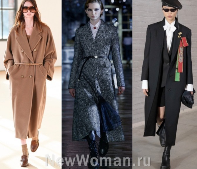  тенденция 2022 года - пальто миди в классическом английском стиле с воротником пиджачного типа